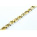 Handmade 925 Sterling Silver Natural Golden Topaz stone bracelet 7.5 inch